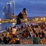 Verbena de San Juan en Barcelona