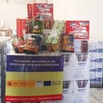 Alimentos que repartirá Cruz Roja entre los más vulnerables