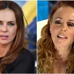 Olga Moreno y Rocío Carrasco en un montaje de La Razón