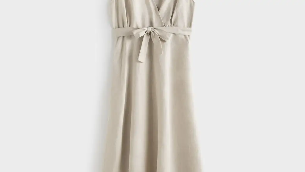 Vestido largo lino.