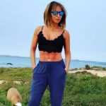 María Patiño luce un abdomen envidiable