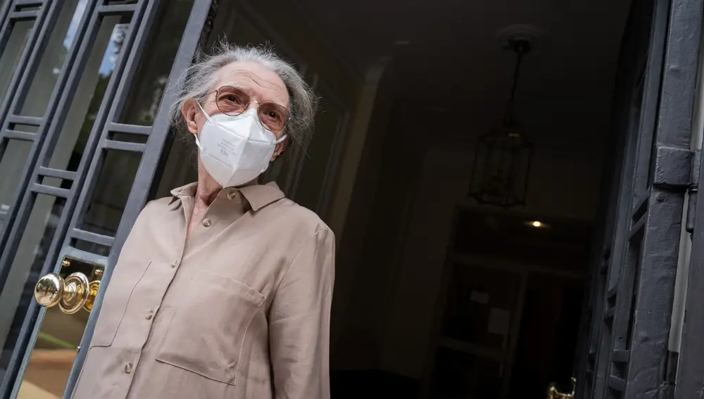 Ana Serrano, cuyo padre era administrador del bloque de Alcalde Sainz de Baranda 19, en el portal