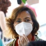 La vicepresidenta del Gobierno, Carmen Calvo