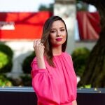 La actriz Dafne Fernández a su llegada a la gala de clausura de la 24 Edición del Festival de cine de Málaga. EFE/Daniel Pérez