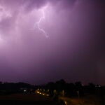 Intensa tormenta en el Bierzo