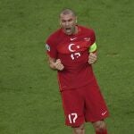 Burak Yilmaz es el capitán de Turquía en la Euro 2020.