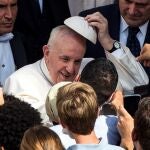 El Papa Francisco, durante una audiencia