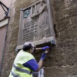Retirada de la placa de José María Pemán en Cádiz