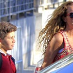 Rocío Carrasco y su hijo David Flores