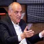 El presidente de LaLiga, Javier Tebas