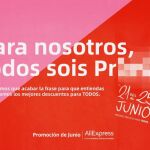 Campaña de descuentos de Aliexpress