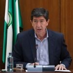 El vicepresidente de la Junta de Andalucía, Juan Marín, en una imagen de archivo