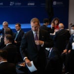 El Rey Felipe VI durante la cena inaugural de la XXXVI reunión anual del Cercle D'Economía, en el Hotel W Barcelona.