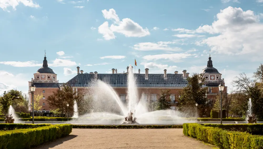Vista del Palacio Real de Aranjuez, Comunidad de Madrid