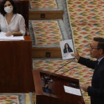 El portavoz del PP en la Asamnblea, Alfonso Serrano
