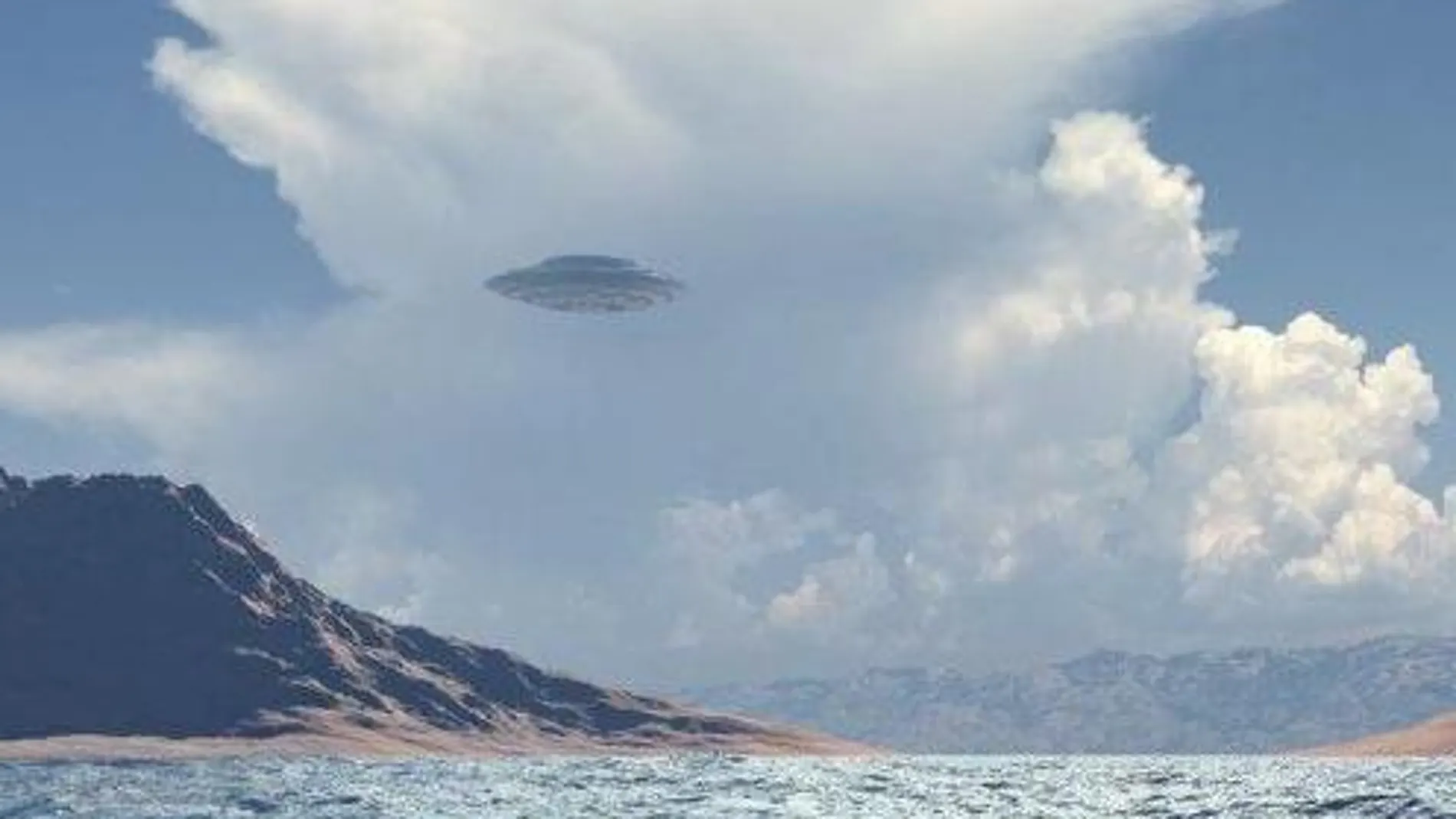 Ovnis bajo el agua