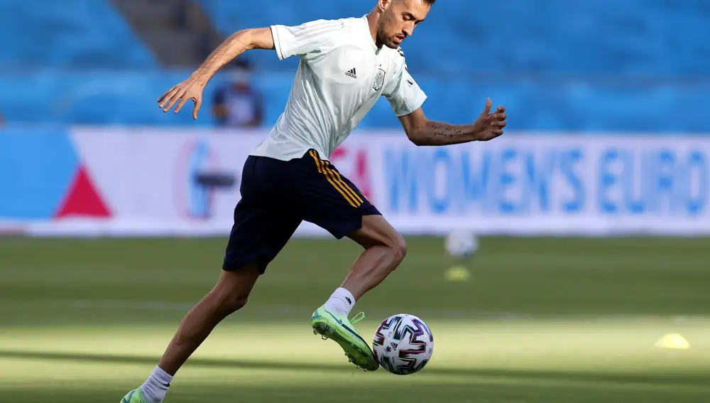 Sergio Busquets con España.