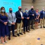 Junta directiva HOYTU - Laura Mateo, Bartolomé Vera, Francisco Bastida, Jesús Jiménez, Juan Carlos Navarro, Inmaculada Nicolás y Juan Carlos García