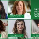 Nuevo organigrama de la dirección del Grupo Socialista en el Parlamento andaluz