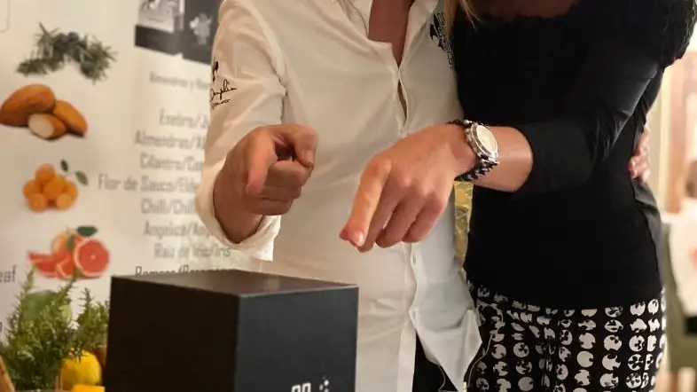 Bert Wets con su mujer Karolien Van Dael, propietarios de Le Dauphin
