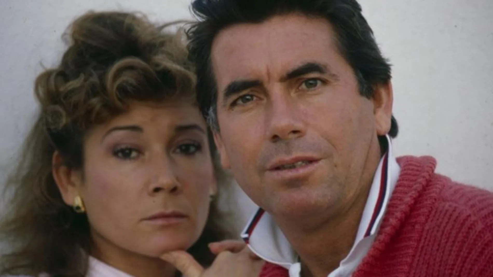 Mila Ximénez y Manolo Santana