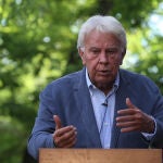 El expresidente del Gobierno, Felipe González