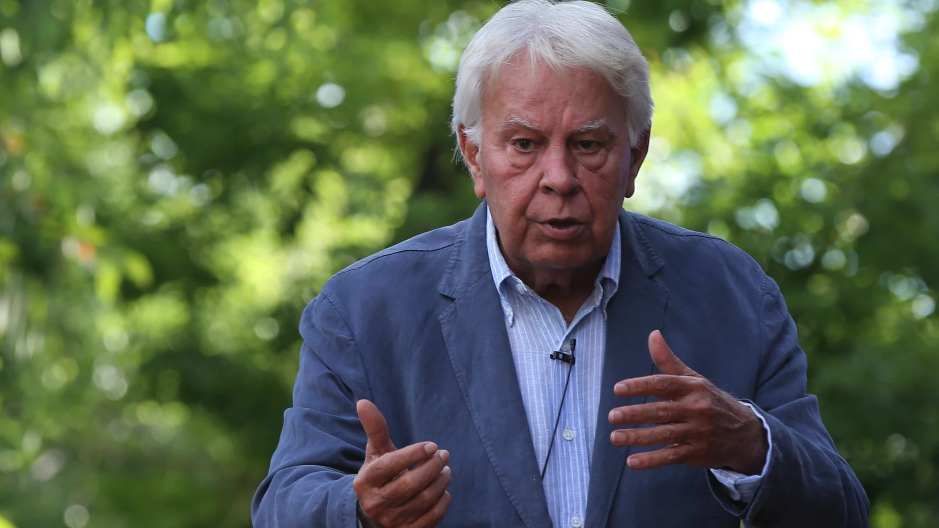 El expresidente del Gobierno, Felipe González