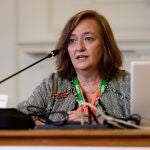 La presidenta de la AIReF, Cristina Herrero, imparte el seminario "La sostenibilidad financiera y presupuestaria del país" en la Universidad Internacional Menéndez Pelayo