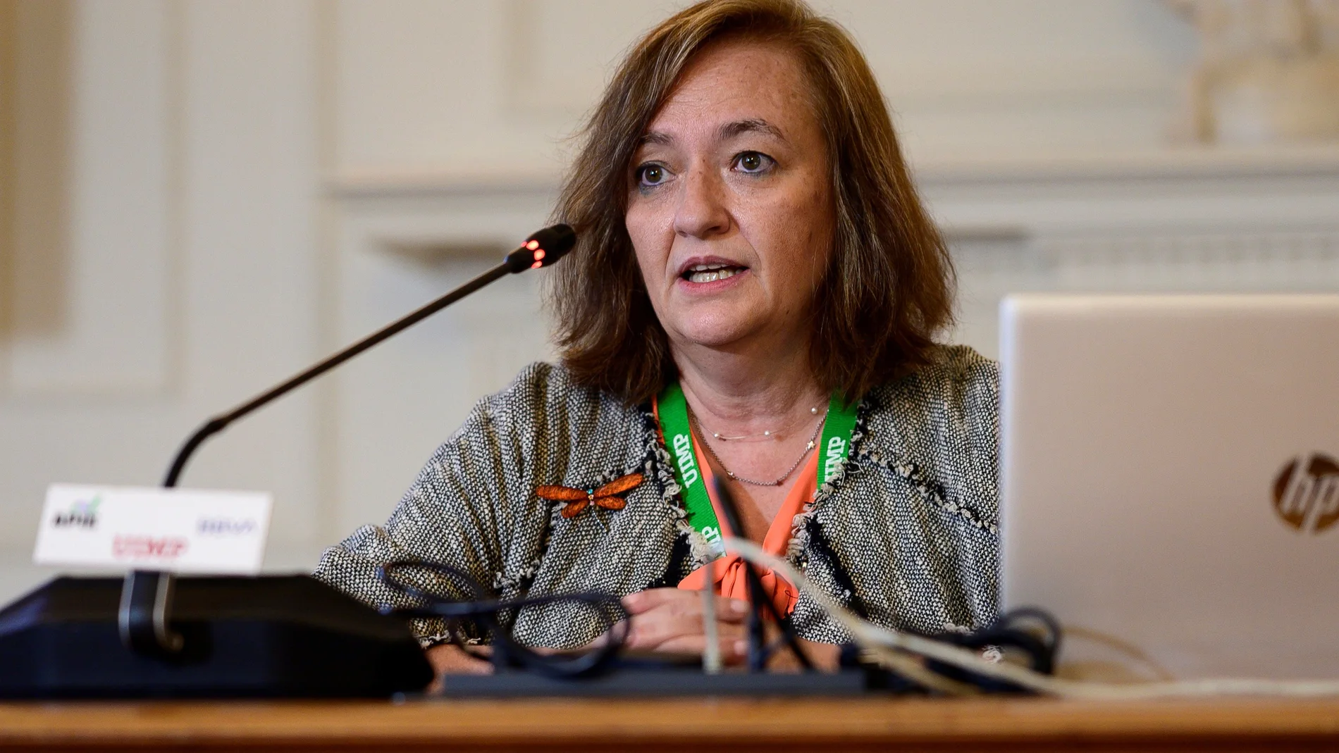 La presidenta de la AIReF, Cristina Herrero, imparte el seminario "La sostenibilidad financiera y presupuestaria del país" en la Universidad Internacional Menéndez Pelayo