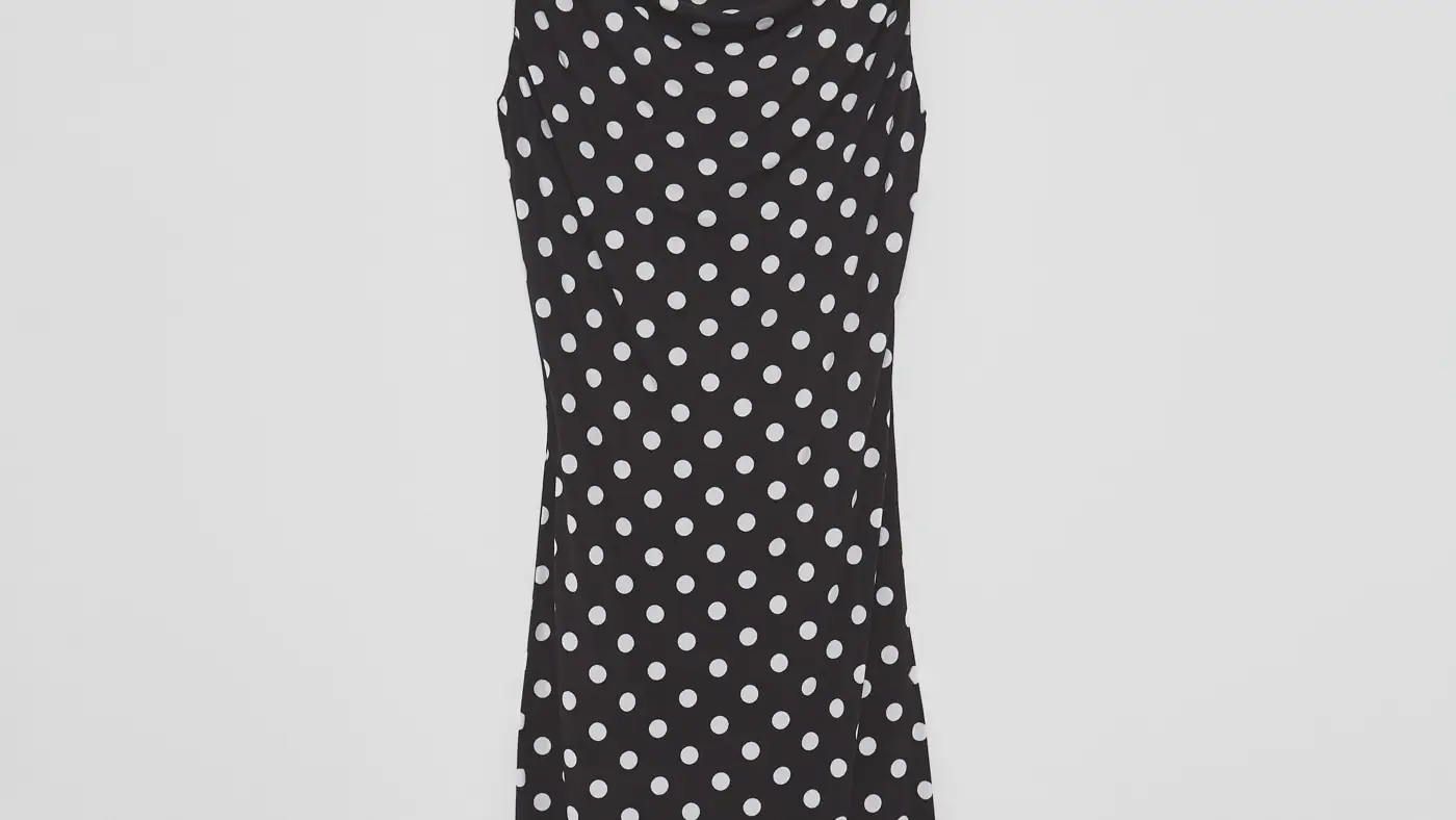 Vestido estampado lunares de Sfera