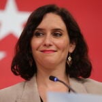 La presidenta de la Comunidad de Madrid, Isabel Díaz Ayuso