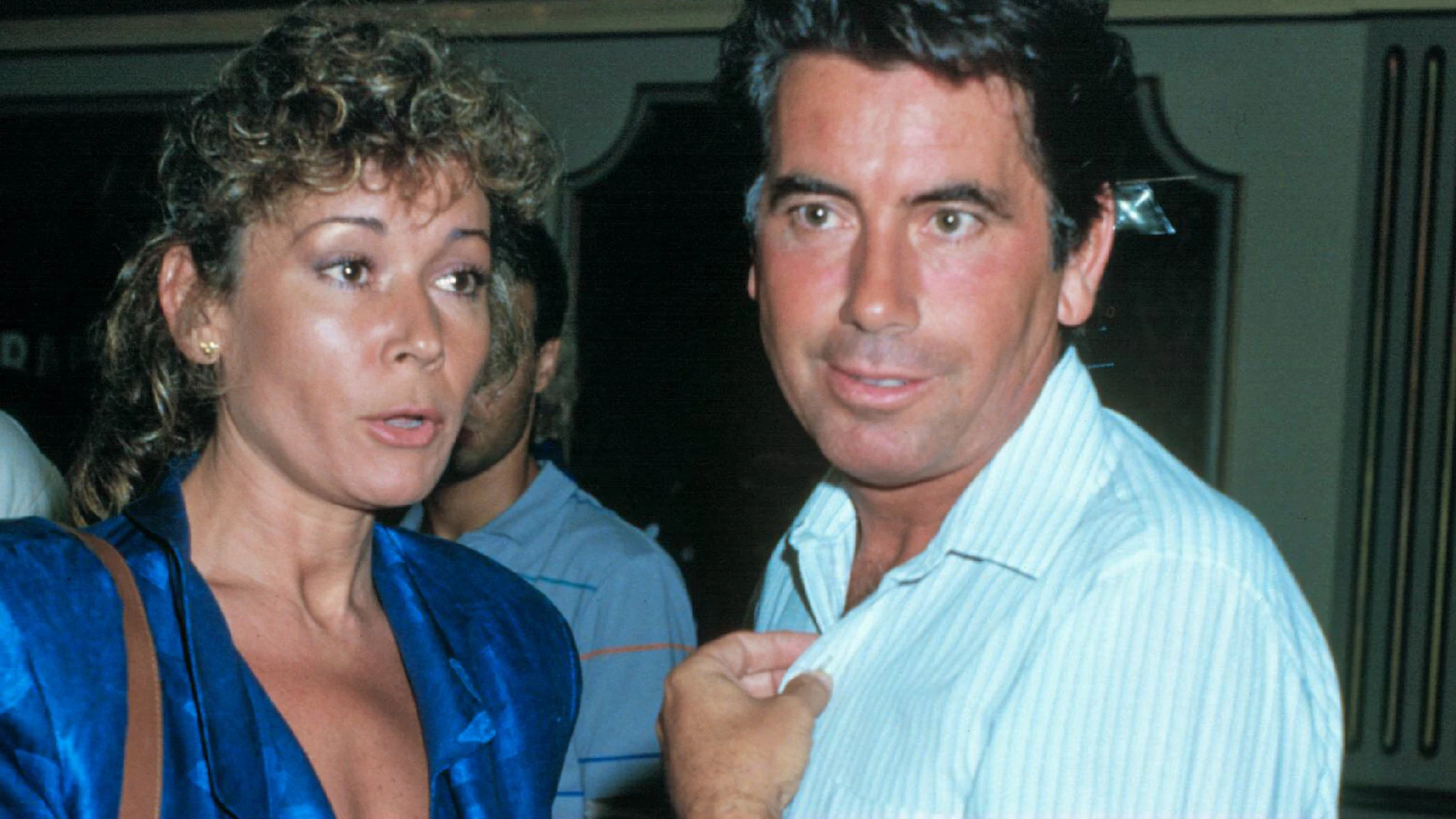 Mila Ximenez y Manolo Santana