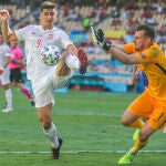 Gerard Moreno, en el partido contra Eslovaquia