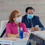 La viróloga Margarita del Val, en la inauguración del Primer Encuentro Internacional sobre Covid-19, a 23 de junio de 2021, en el Hospital Isabel Zendal, Madrid