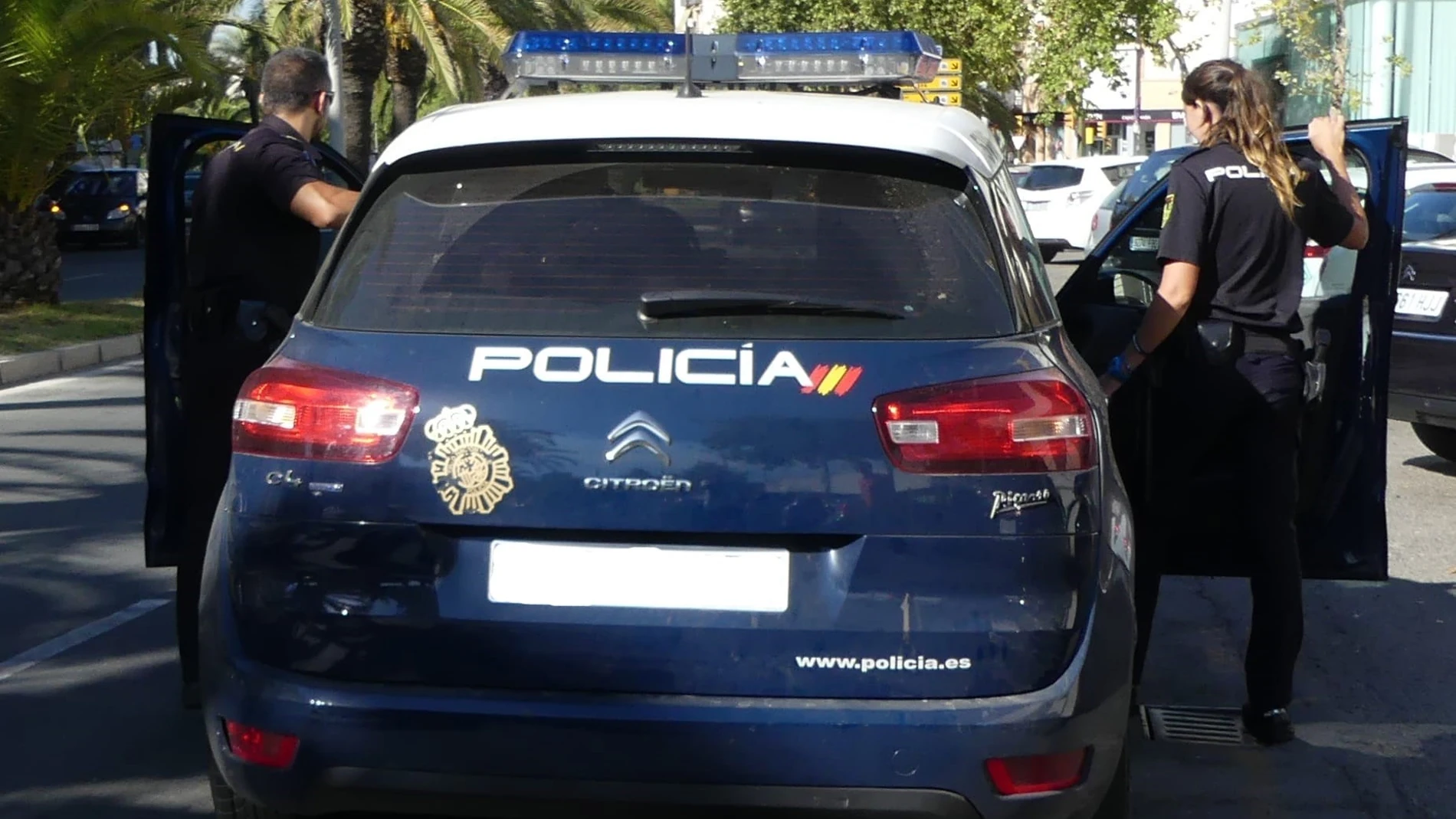 Coche de la Policía Nacional. POLICÍA NACIONAL.
