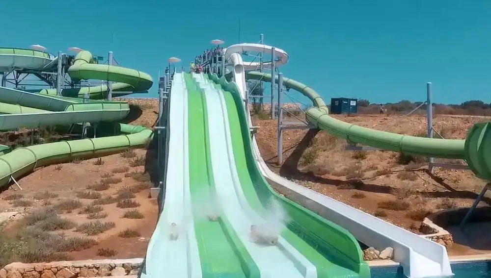 Splash, el parque acuático de Sant Lluis forma parte del complejo hotelero Hotel Sur Menorca