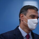 El presidente del Gobierno, Pedro Sánchez, en Bruselas