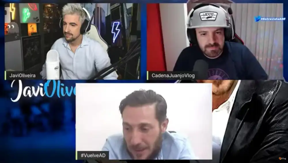Antonio David Flores en su entrevista junto a los youtubers