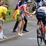 Los aficionados del Tour, en el Muro de Bretaña