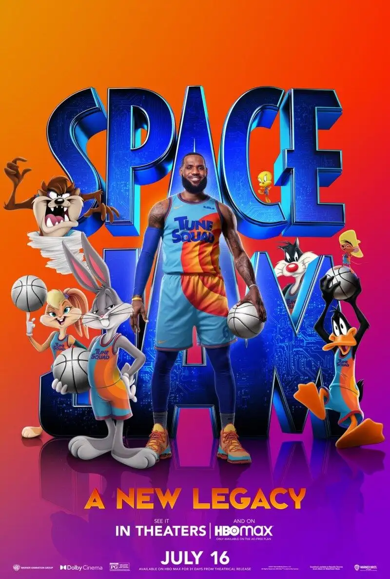 Cartel oficial de la película &quot;Space Jam: Nuevas leyendas&quot;