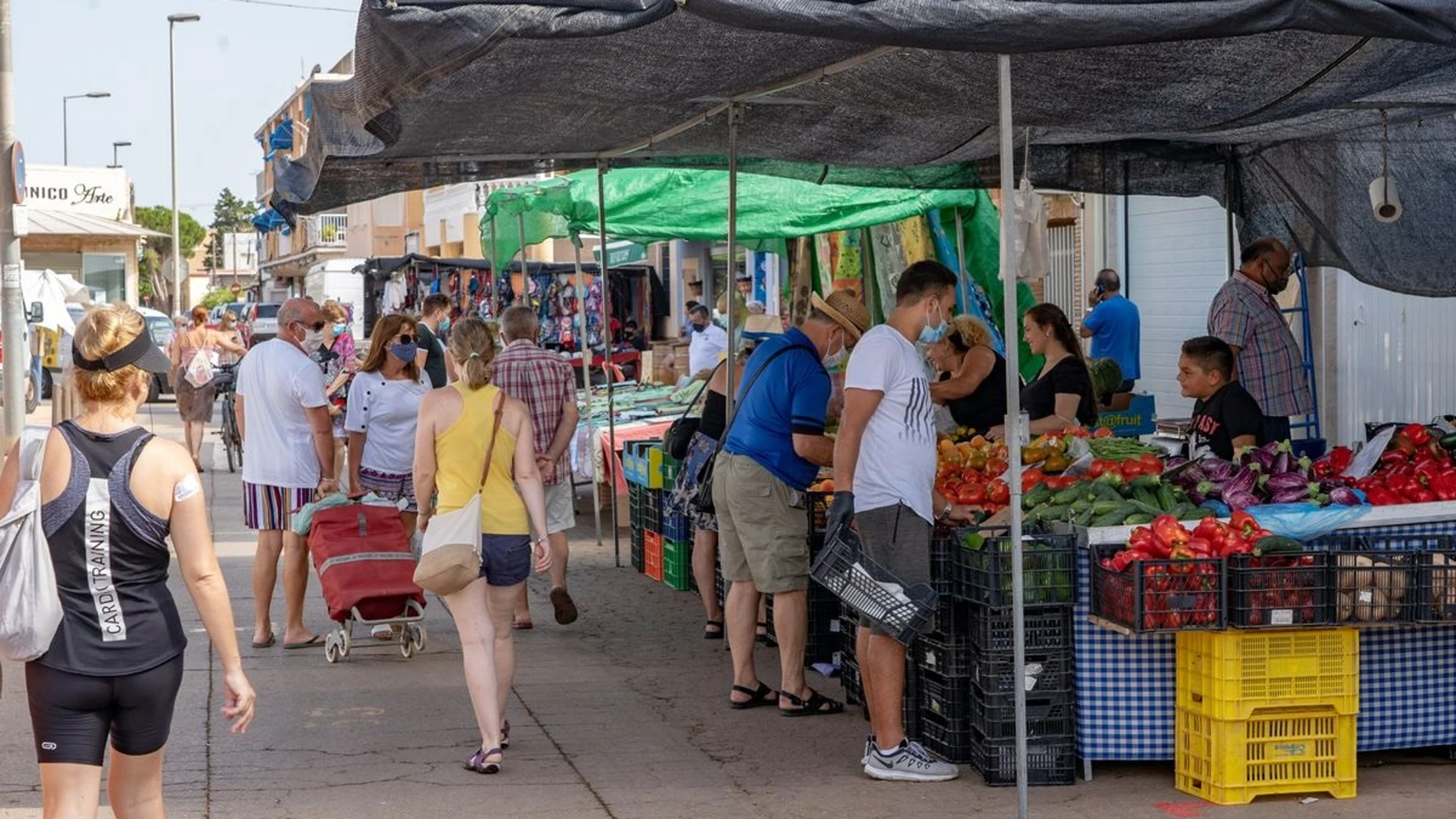 La tira de contar será un mercado ambulante de frutas y verduras