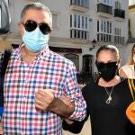 Isabel Pantoja junto a su hermano Agustín acuden a los juzgados en Chiclana