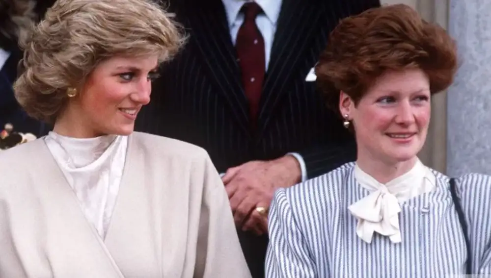 Diana de Gales, con su hermana Sarah Spencer