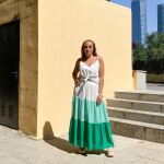 La falda de Rocío Flores.