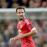 Juan Mata con el Manchester United.
