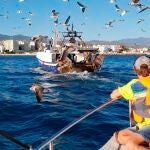 Un pesquero en Estepona