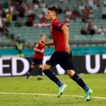 Patrik Schick también marcó en cuartos de final ante Dinamarca, pero no sirvió para que la República Checa ganara