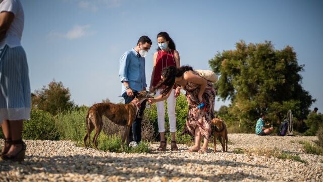 La playa canina de Almería tiene 25.000 metros cuadrados