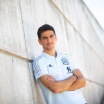 Gerard Moreno, en la Ciudad del Fútbol de Las Rozas