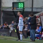 Marc Echarri con el Rayo Vallecano.